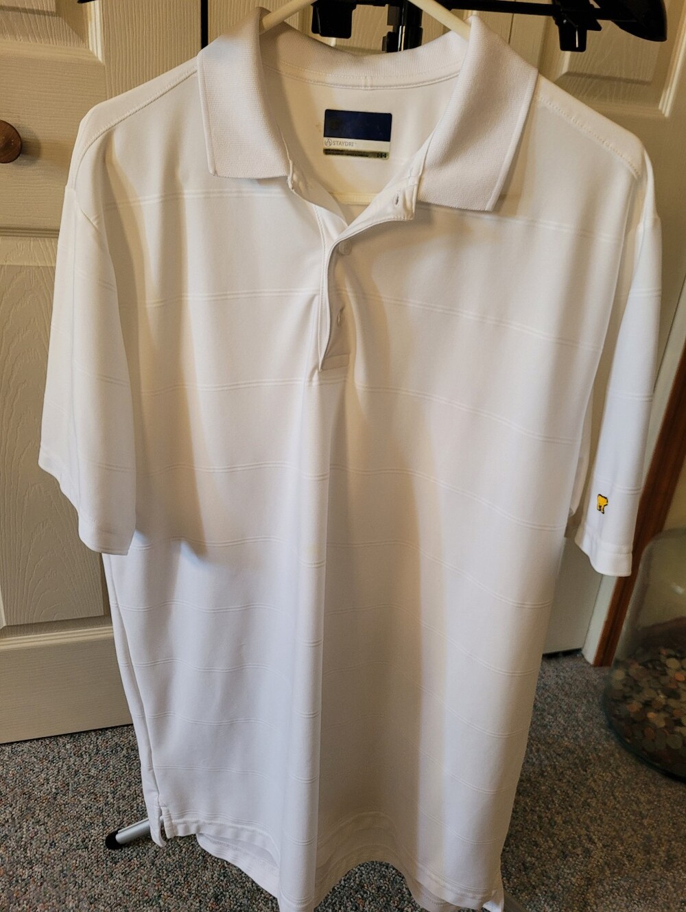Men's White Polo Shirt - Classic Short Sleeve